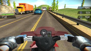 Highway Moto Traffic Rider Poster