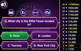 Play Millionaire 2015 screenshot 2