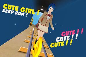 Anime Girl Subway Train Run screenshot 2