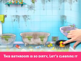House Cleaning - Home Cleanup Girls Games Ekran Görüntüsü 2