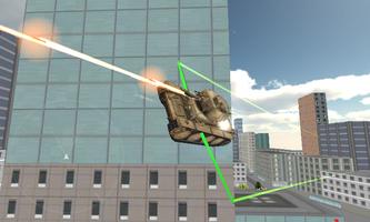 Real Flying Tank Simulator 3D Ekran Görüntüsü 1