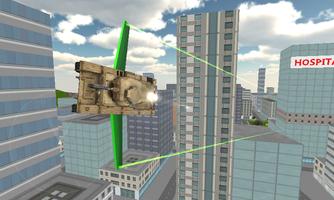 Real Flying Tank Simulator 3D syot layar 3