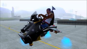 Flying Motorcycle Simulation ポスター