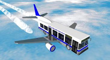 Flying Bus Simulator Free 2016 captura de pantalla 3
