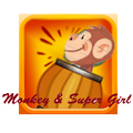 Monkey and Super Girl