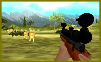 chasse lion de sniper capture d'écran 2