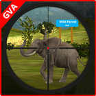 ikon berburu nyata gajah