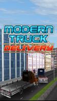 Modern Truck Delivery poster