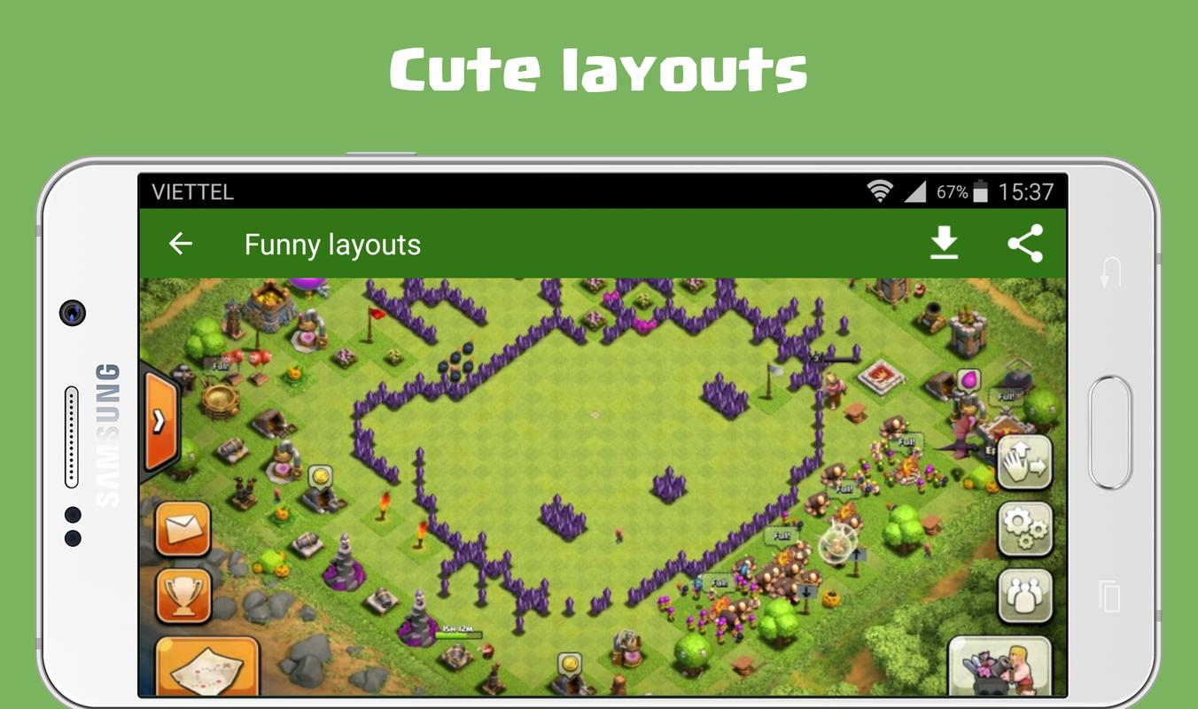 funny layouts wallpapers for clash of clans 2017 for android apk