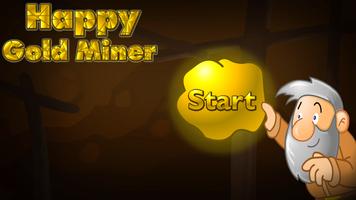 Happy Gold Miner Affiche