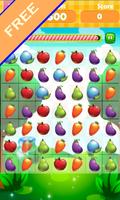 Fruit Burst " Match 3 Game پوسٹر