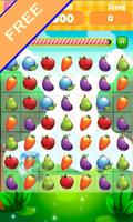 Fruit Burst " Match 3 Game Affiche