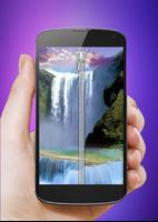 Waterfall Screen Locker Affiche