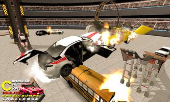 Muscle Car Crash Simulator: Speed Bumps Challenge capture d'écran 1