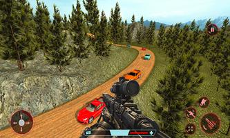Modern Traffic Sniper Counter Terrorist Attack 3D Affiche
