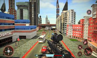Modern Traffic Sniper Counter Terrorist Attack 3D capture d'écran 3