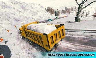 Offroad Excavator Crane Operator Snow Rescue 2018 Ekran Görüntüsü 2