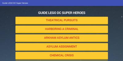 Guide LEGO DC Super Heroes اسکرین شاٹ 1