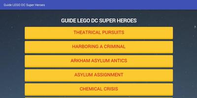 Guide LEGO DC Super Heroes تصوير الشاشة 1