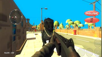 Dino Sniper Hunt City capture d'écran 1