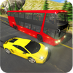 Racing In Bus: Real Highway Traffic