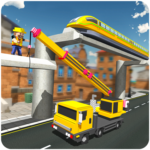 Subway Train Track Builder Sim