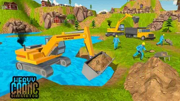 Heavy Excavator Crane Builder screenshot 3
