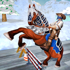 Snow Taxi Horse Transport Sim icône