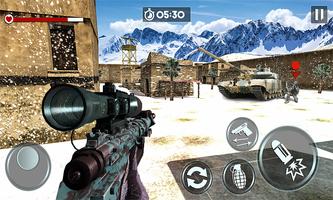 Army Commando Winter Mountain Survival Mission 3D Ekran Görüntüsü 1