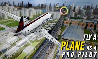 Самолет Pilot Simulator - Полет самолета 3D игры скриншот 3