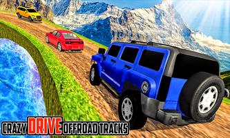 Offroad Dangerous Jeep Uphill Adventure Ekran Görüntüsü 3