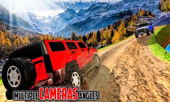 Offroad Dangerous Jeep Uphill Adventure Ekran Görüntüsü 1