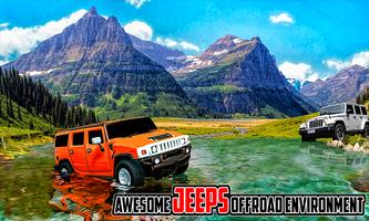 Offroad Dangerous Jeep Uphill Adventure Ekran Görüntüsü 2