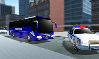 Police Bus Driving Sim 2018 - Prisoner Transporter Ekran Görüntüsü 3