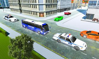 Police Bus Driving Sim 2018 - Prisoner Transporter Ekran Görüntüsü 1
