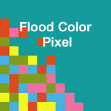 Flood Color Pixel ícone
