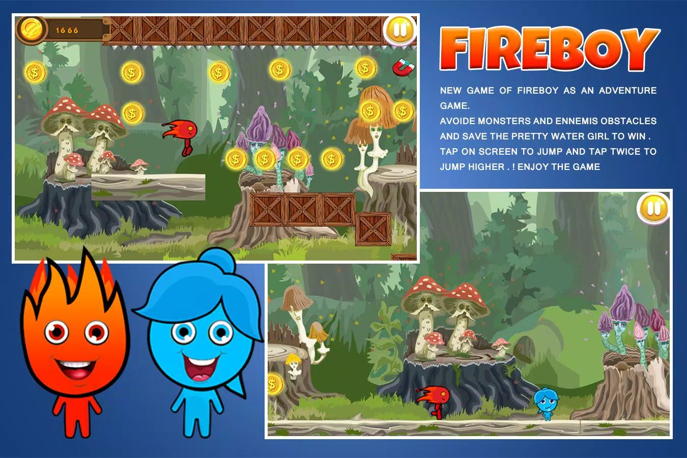 Fireboy and Watergirl 3D::Appstore for Android