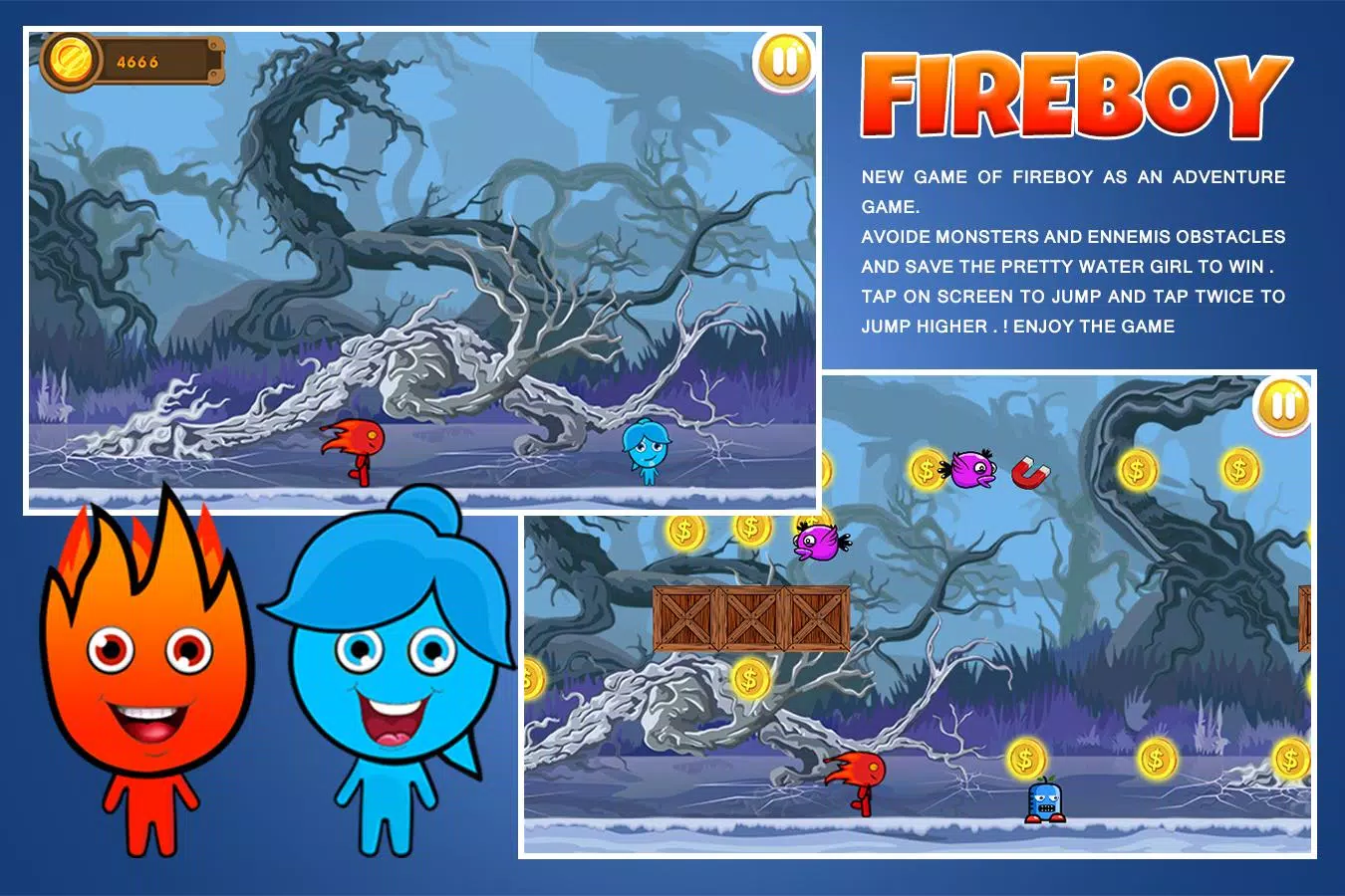 Android용 Fireboy & Watergirl 6: 동화 APK 다운로드