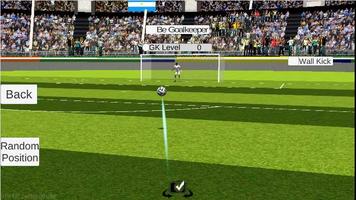 The king of the free kick -soccer captura de pantalla 1