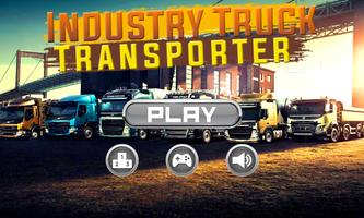 Industry Truck Transporter Affiche