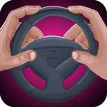 Simulator car rudder