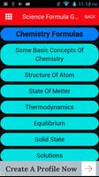 Science Formulas For Physics Chemistry and Biology imagem de tela 1