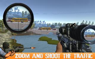 Traffic Hunter Sniper 2017 تصوير الشاشة 3