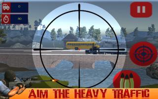 Traffic Hunter Sniper 2017 تصوير الشاشة 1