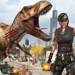 恐龍狩獵2017：城市攻擊生存遊戲 APK 下載