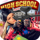 High School Paintball Shooting Arena : FPS Game أيقونة