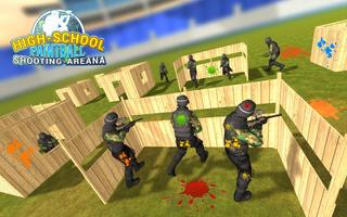 High School Paintball Shooting Arena : FPS Game capture d'écran 3