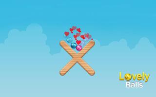 Lovely balls : Play the draw luv dots draw game স্ক্রিনশট 2