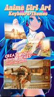 Anime Girl Art Keyboard Themes capture d'écran 2