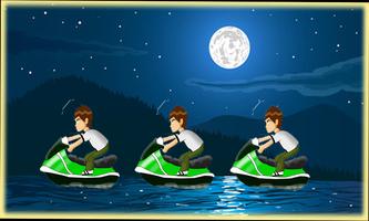 3 Schermata Ninja Ben Jetski 10 Racing Game